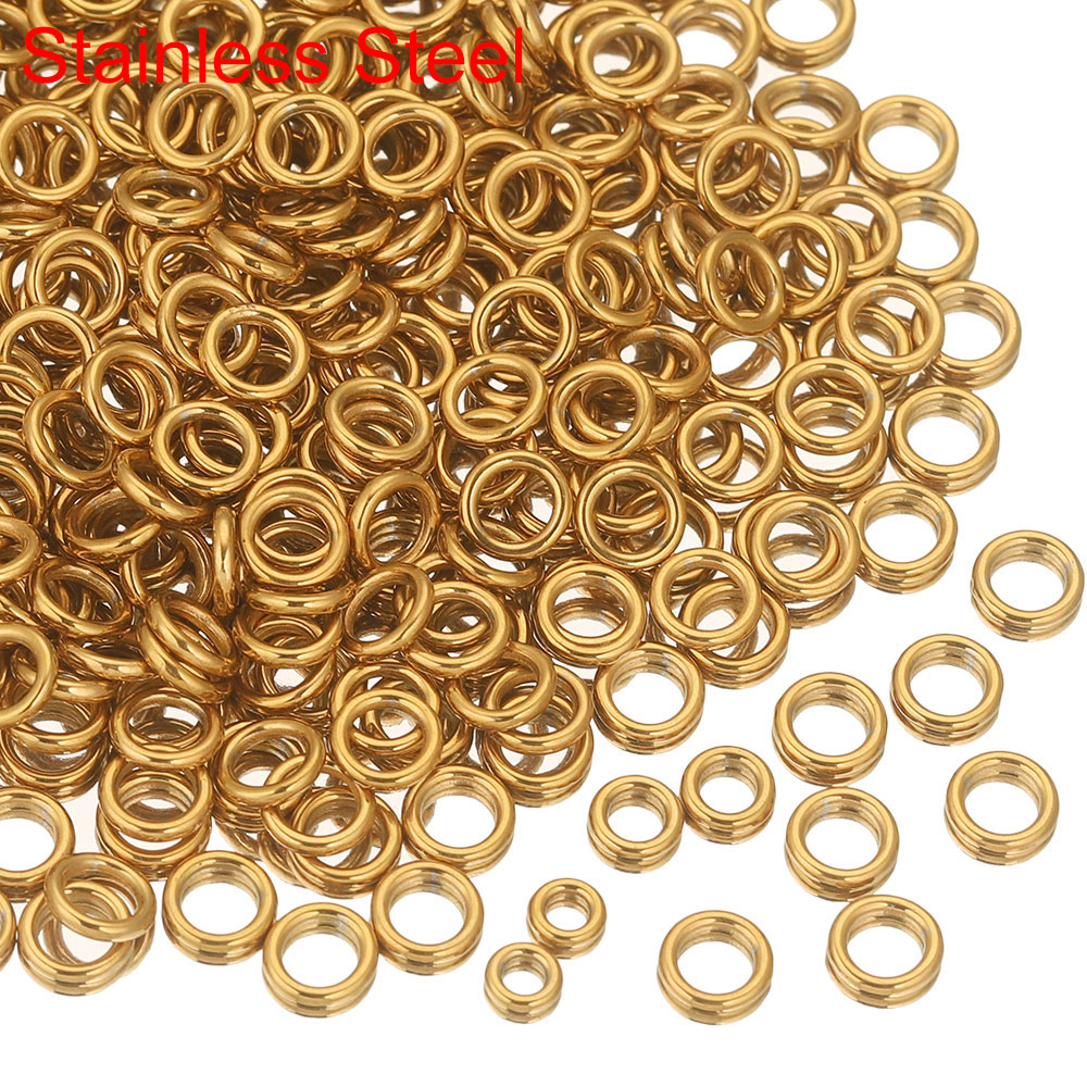 Jewelry Making Ring Tool - 50pcs Stainless Steel Closed Jump Rings
