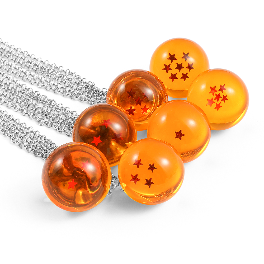 Jewelry Making Necklaces - Dragon Ball Series Necklace Charms 1-7