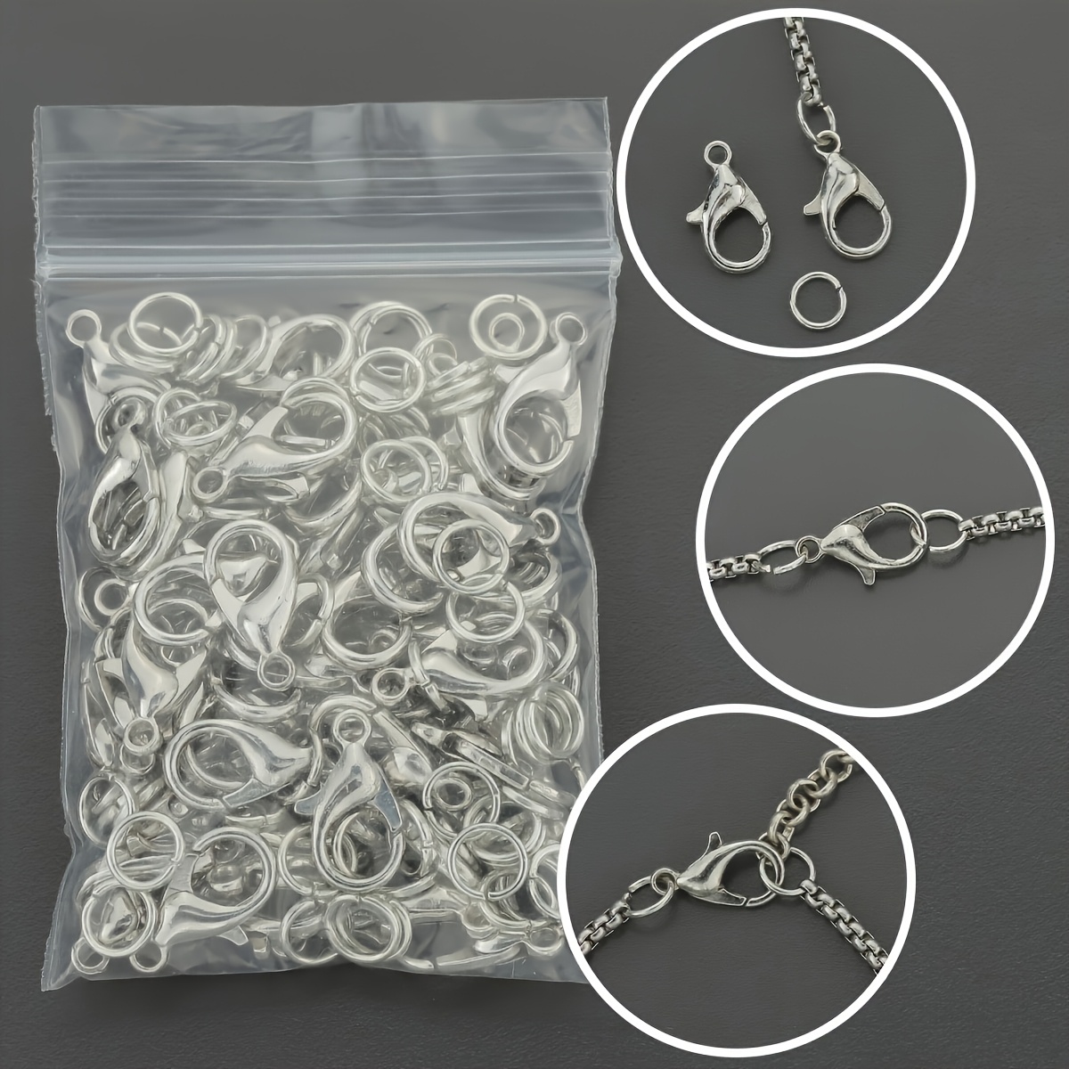 1/2/300pcs Lobster Clasps Open - đánh giá và giá Jewelry Making Ring Tool