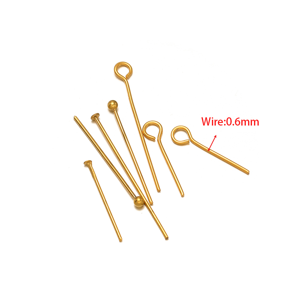 100/50pcs Stainless Steel Eye  - đánh giá và giá Jewelry Making Eye Pins