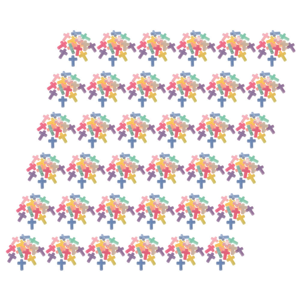 500pcs Diy Plastic Cross Beads - đánh giá và giá Jewelry Making Using Beads