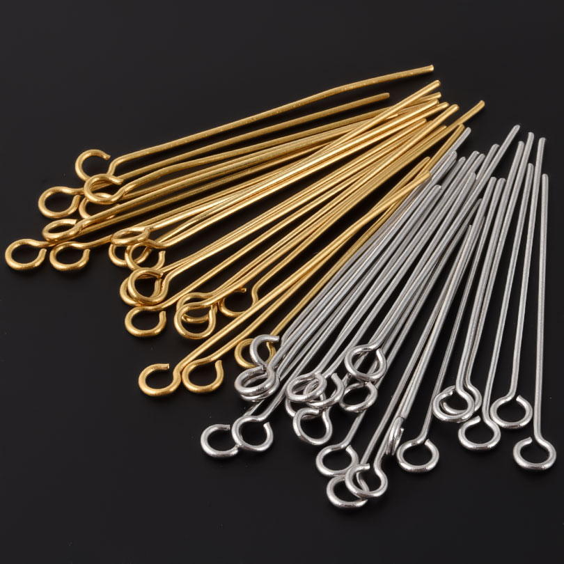 50pcs/lot 304 Stainless Steel  - đánh giá và giá Jewelry Making Eye Pins