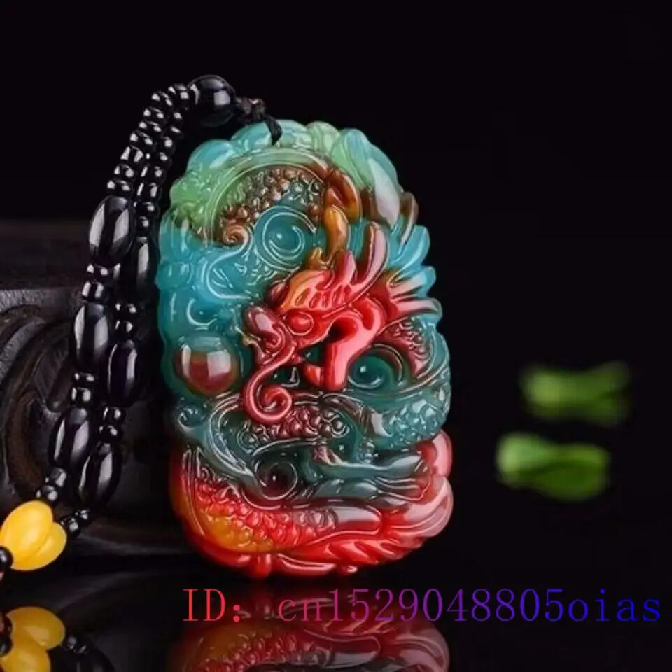 Real Jade Dragon Pendant Neckl - đánh giá và giá Jewelry Making Necklaces