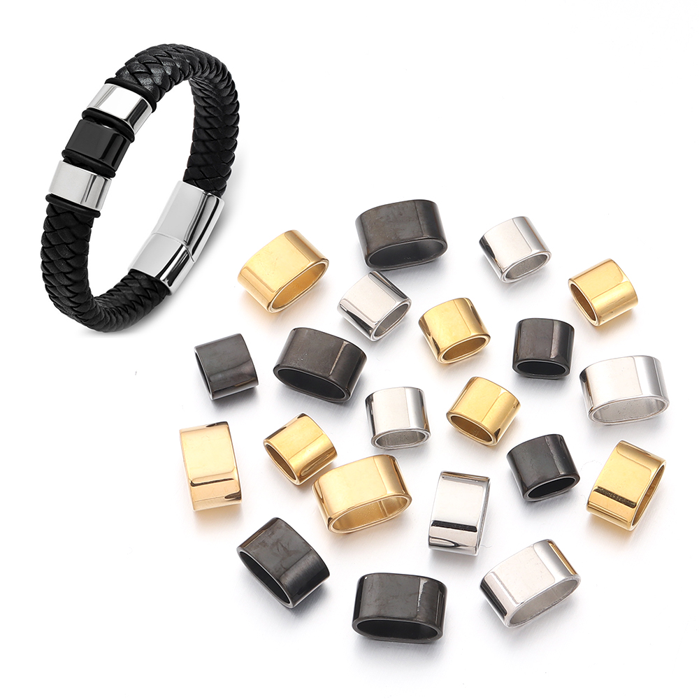 6pcs Flat Stainless Steel Tube - đánh giá và giá Jewelry Making Name