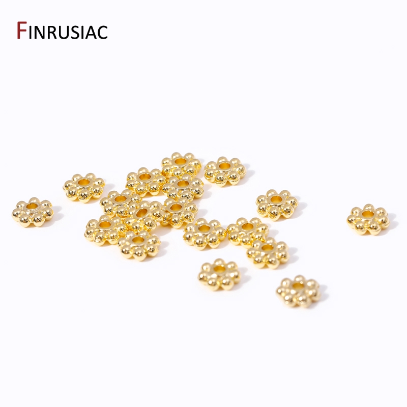 30PCS 4mm/5mm/6mm 14K Real Gol - đánh giá và giá Jewelry Making Bali
