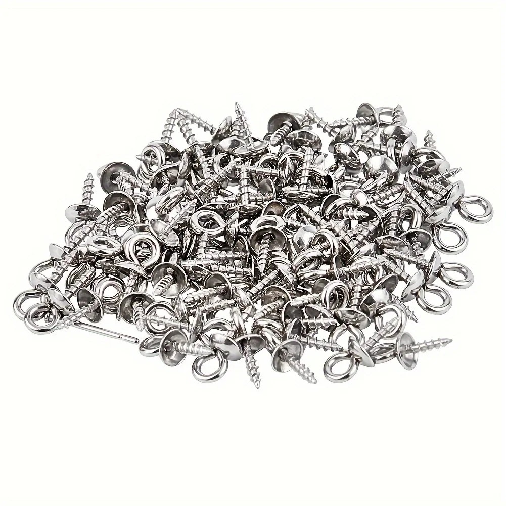 100pcs 10x4mm Stainless Steel  - đánh giá và giá Jewelry Making Eye Pins