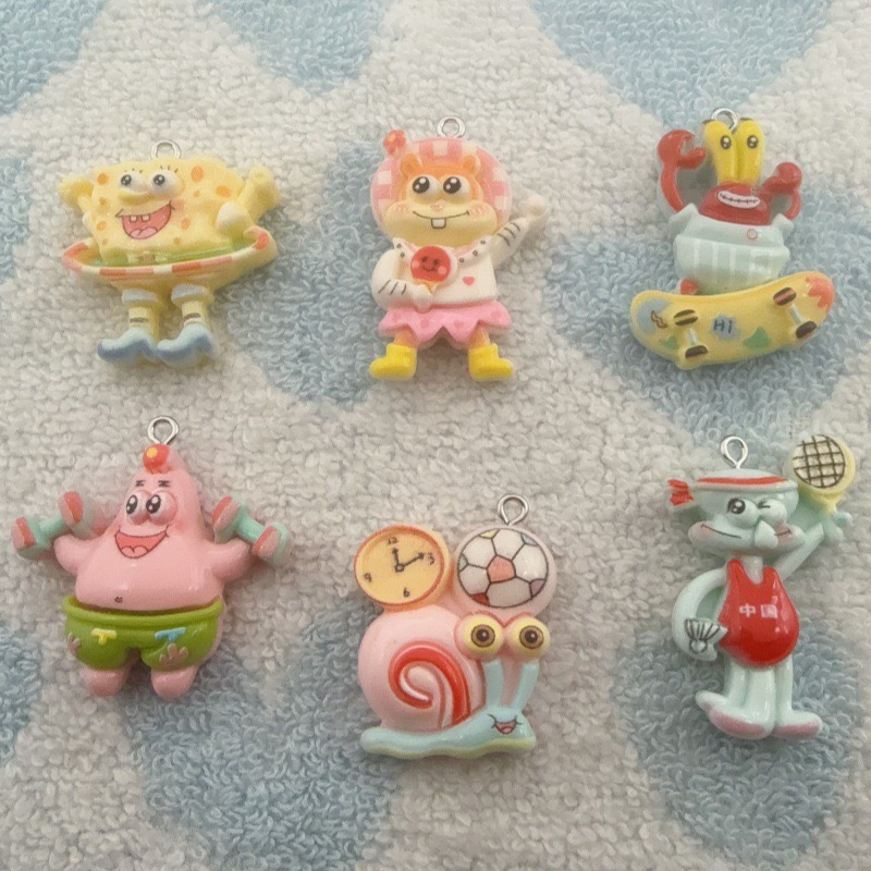 10pcs cartoon resin pendant, D - đánh giá và giá Jewelry Making Diy