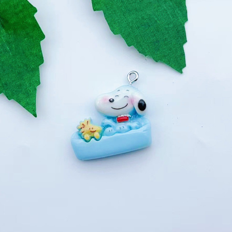12pcs resin cartoon dog pendan - đánh giá và giá Jewelry Making Diy