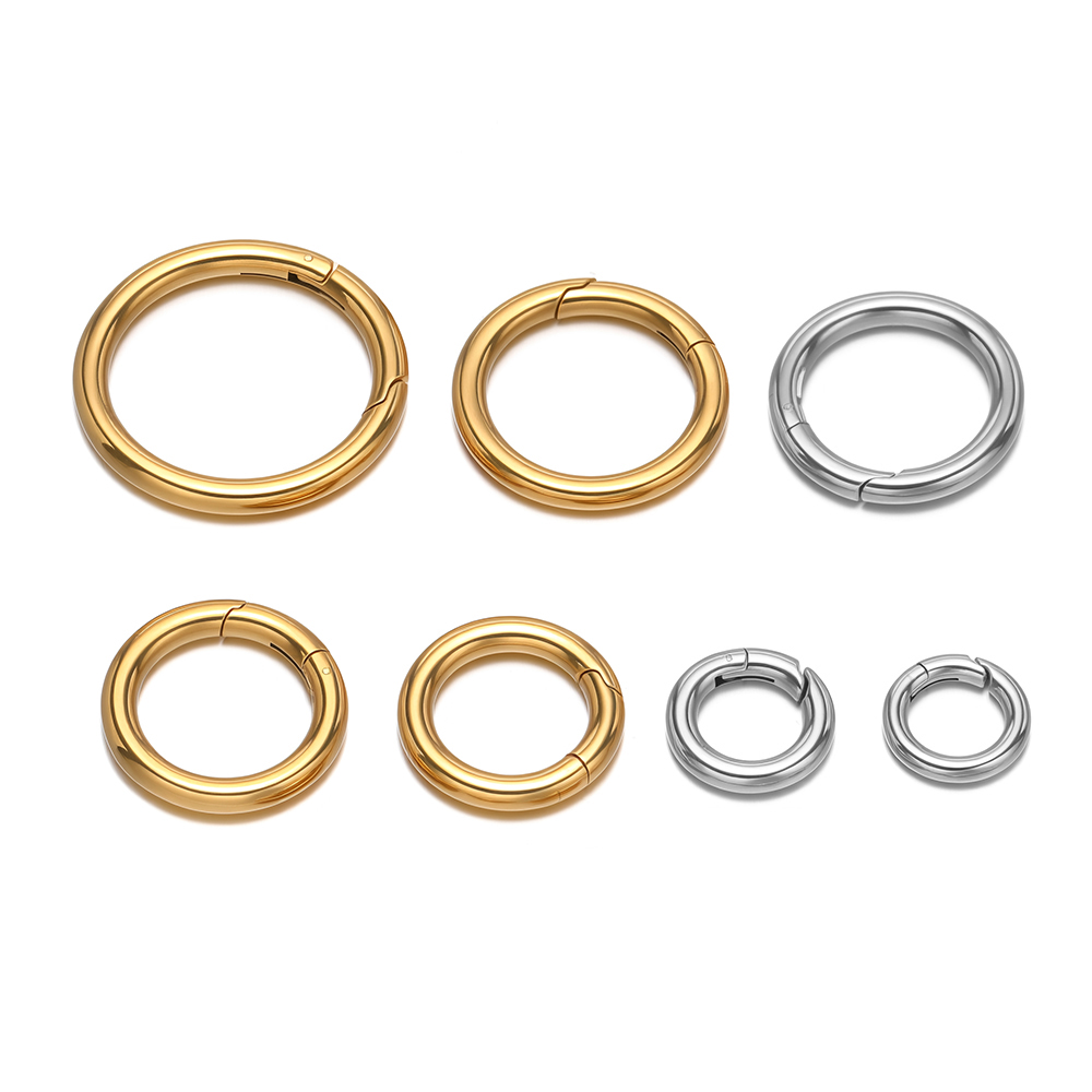 2Pcs/Lot Round Spring Clasps S - đánh giá và giá Jewelry Making Name