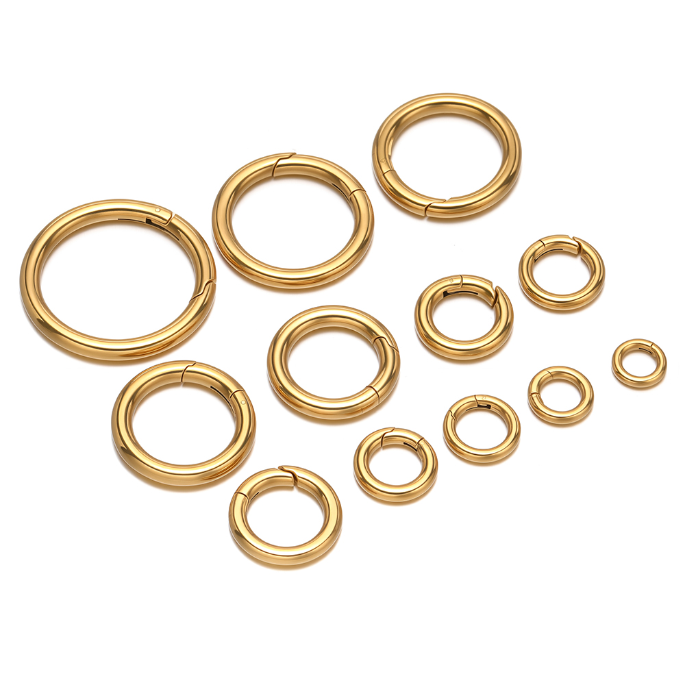 2Pcs/Lot Round Spring Clasps S - đánh giá và giá Jewelry Making Name