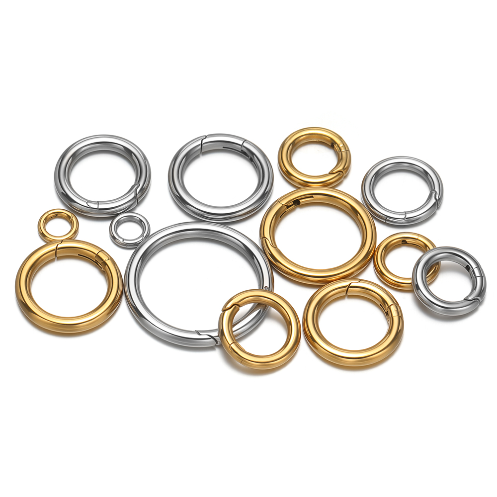 2Pcs/Lot Round Spring Clasps S - đánh giá và giá Jewelry Making Name