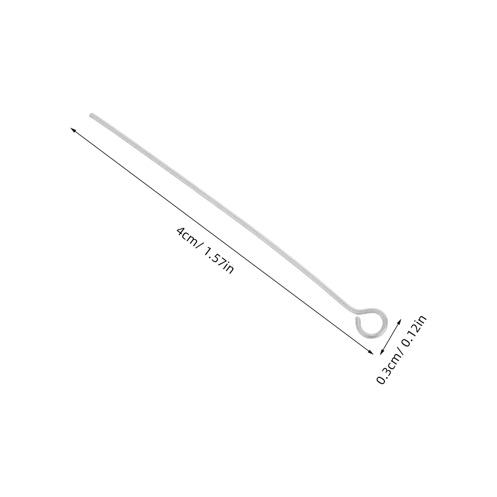 Stainless Steel Eye Pins 300pc - đánh giá và giá Jewelry Making Eye Pins