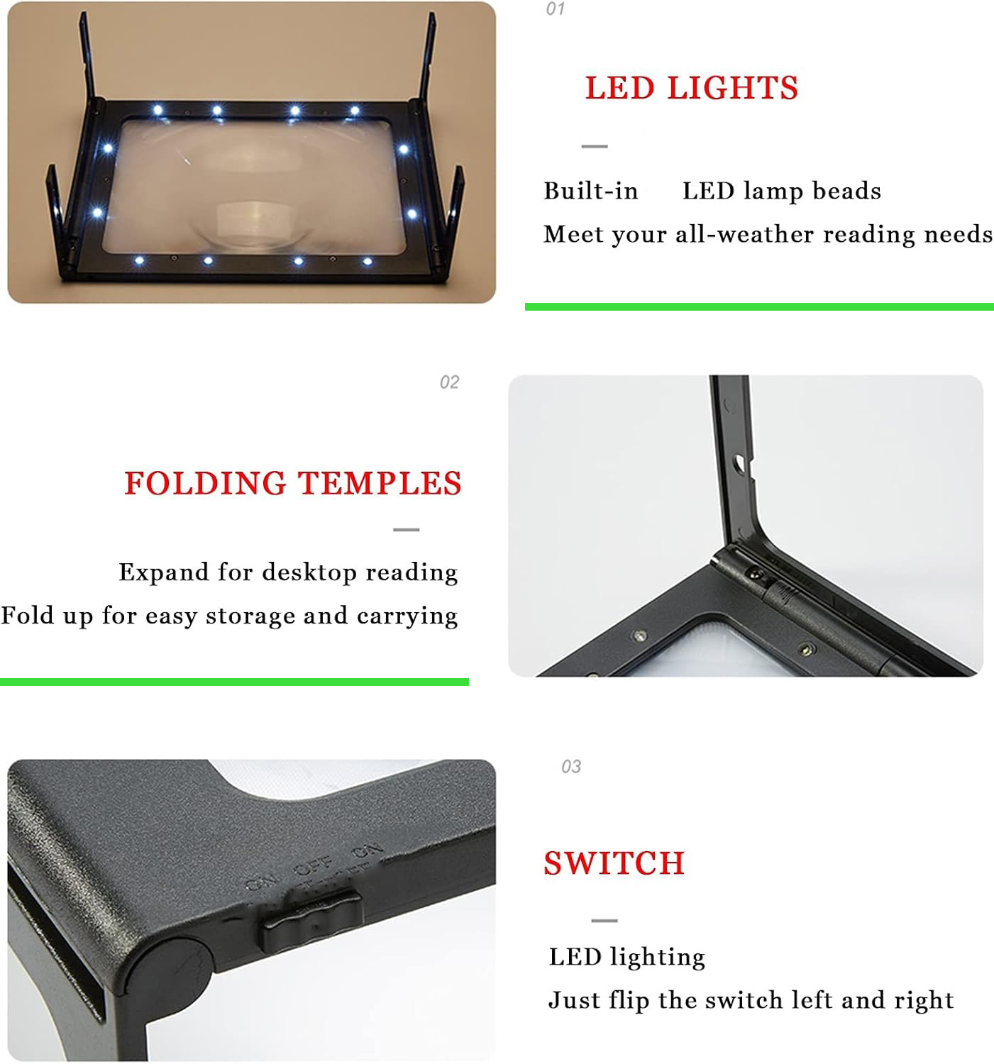 3X LED Magnifying Glass with S - đánh giá và giá Jewelry Making For Seniors