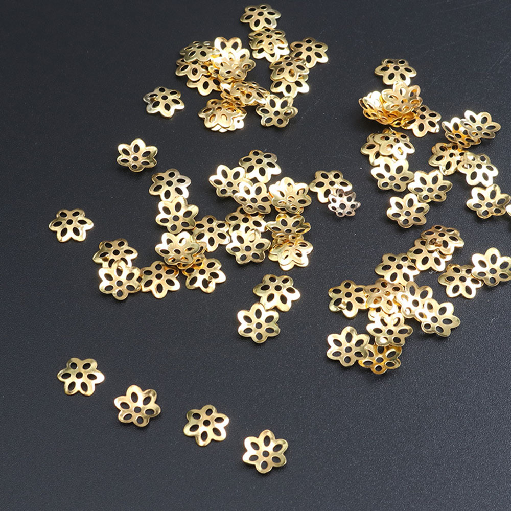 100Pcs Flower Bead Caps for Br - đánh giá và giá Jewelry Making Bali