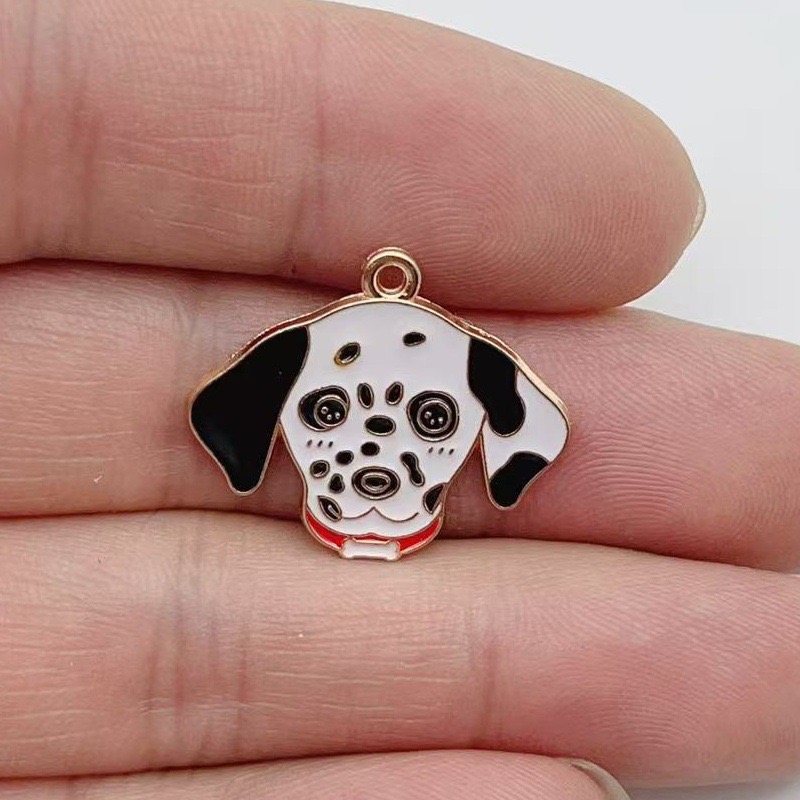 12pcs cartoon pet spotted dog  - đánh giá và giá Jewelry Making Diy