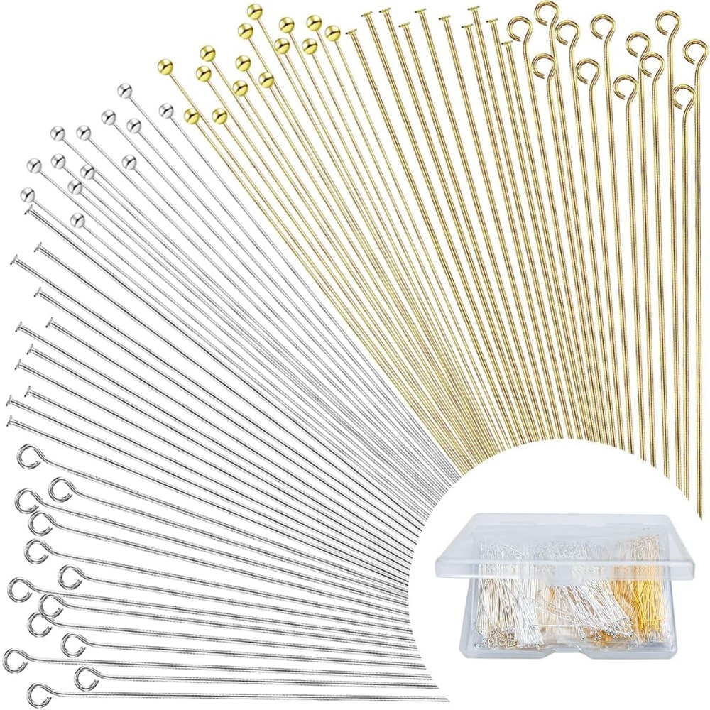 600pcs Flat Head Eye Bead Pins - đánh giá và giá Jewelry Making Eye Pins